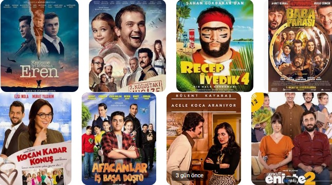 Sürekli Türk Filmleri Yayınlayan Tv Kanalları ve Frekansları